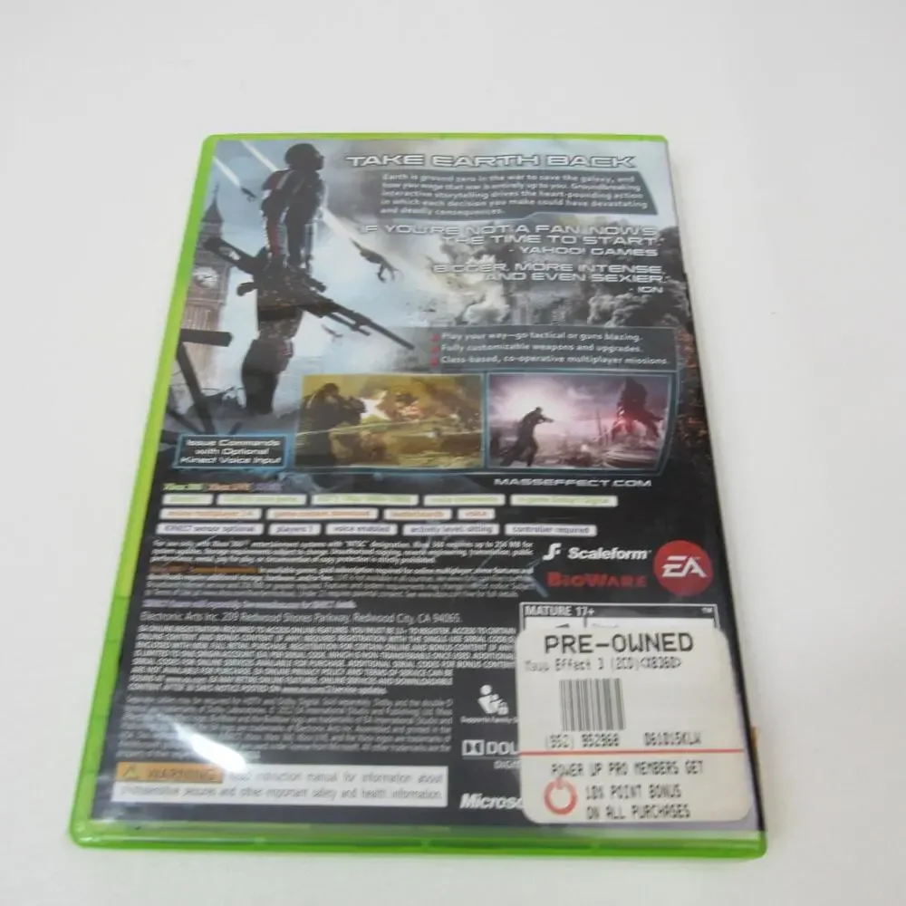 Mass Effect 3 (Microsoft‎ Xbox 360, 2012) CIB 2
